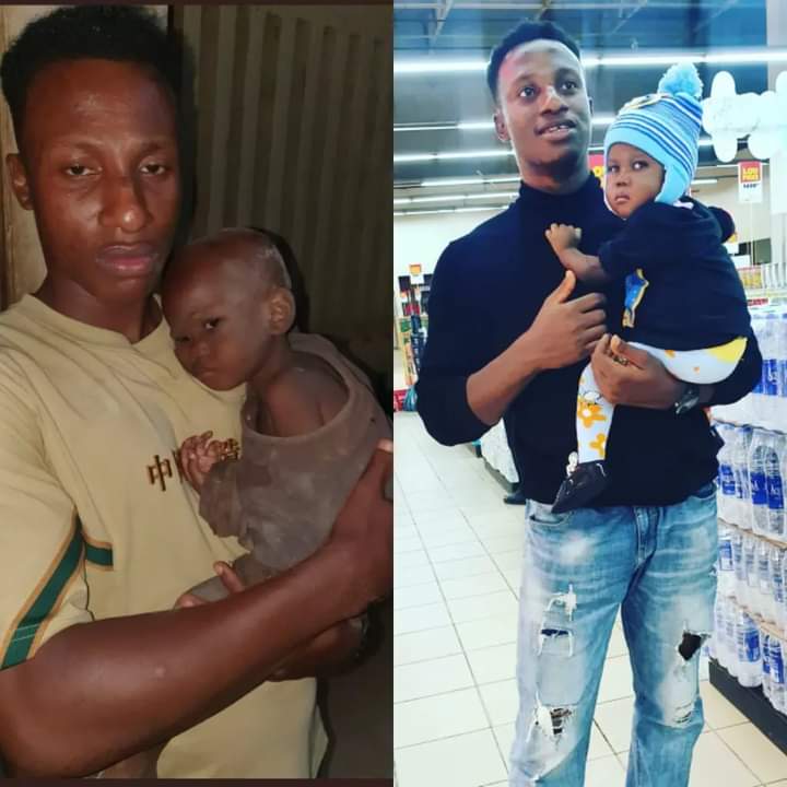 Nigerian man who picked an abandoned 2yr old baby by the roadside gives update! 22