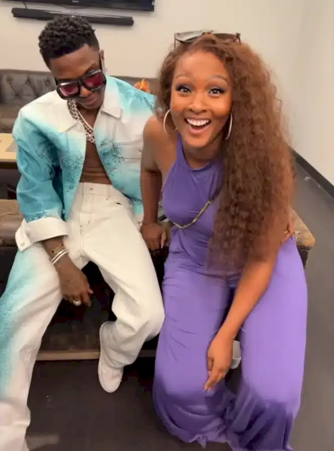 Starboy too like thick girls" - Video of Wizkid and Osas Ighodaro stirs reactions 5